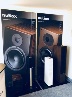 Wir hatten von jeder Serie Aussteller dabei: nuBox AW-443, nuBox 313, nuLine 244 und nuLine 334.