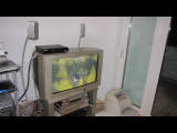 So sah die Konfiguration des Fernsehers einmal aus - die DENON-Lautsprecher sind inzwischen verkauft....der JVC WFP hat aber ein veraltetes Surround eingebaut...