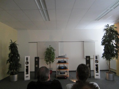 Es spielten nicht die Quadral, die andere Marke habe ich leider vergessen