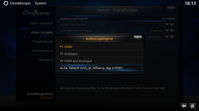 System Menü