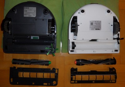 Vorwerk VR200 (links) und Neato D85 (rechts)